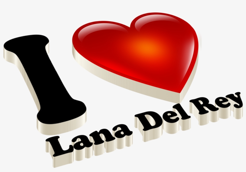 Lana Del Rey Love Name Heart Design Png - Deepika Names, transparent png download