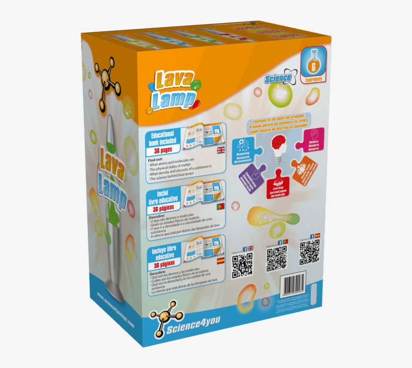 Lava Lamp Educational Toy For Kids Back Side - Lava Lamp, transparent png download