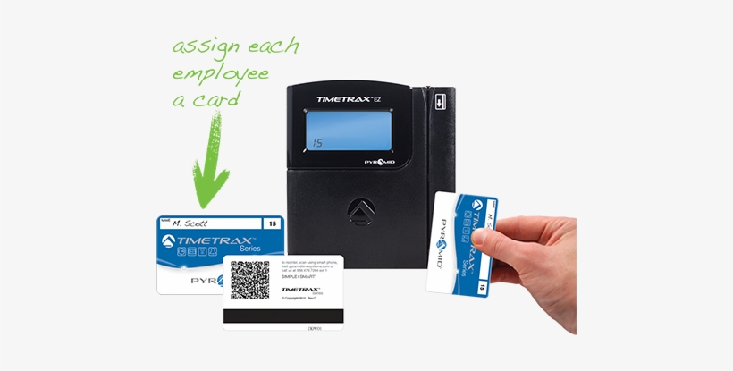 Swipe Card - Pyramid Ttez Automated Swipe Card Time Clock System ...