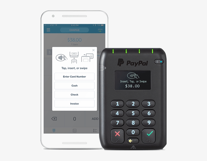 Paypal Chip Card Reader Guide - Paypal M010usdcrt Chip Card Reader, transparent png download