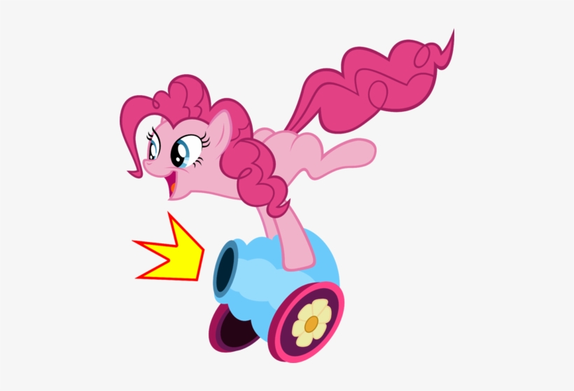 Pinkie Pie Party Cannon Vector By Hombre0-d4ik2vm - Pinkie Pie Cannon, transparent png download