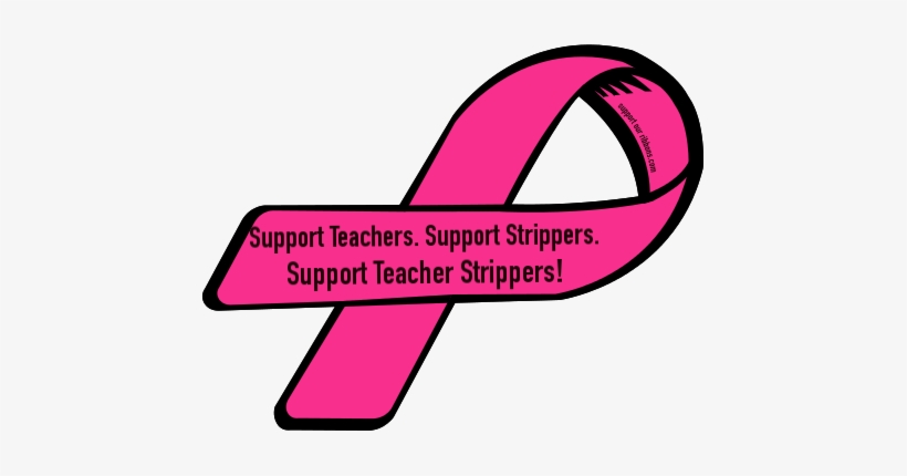 Support Teachers - Awareness Ribbon, transparent png download