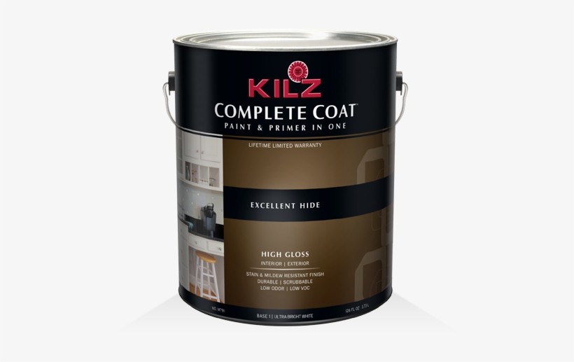 Kilz Complete Coat® - Kilz Complete Coat High-gloss Ultra Bright White Base,, transparent png download