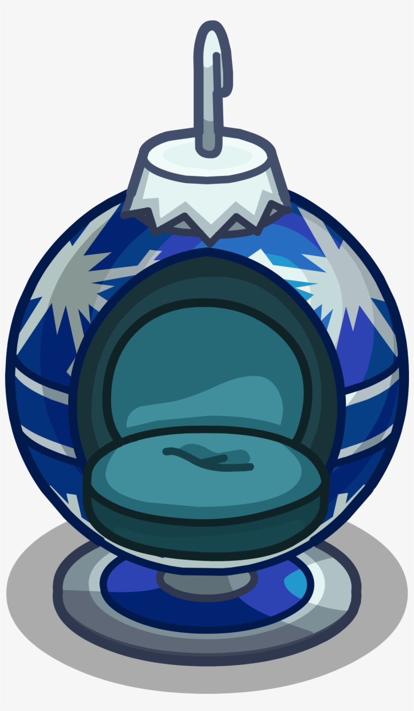 Blue Ornament Chair Sprite 003 - Christmas Day, transparent png download