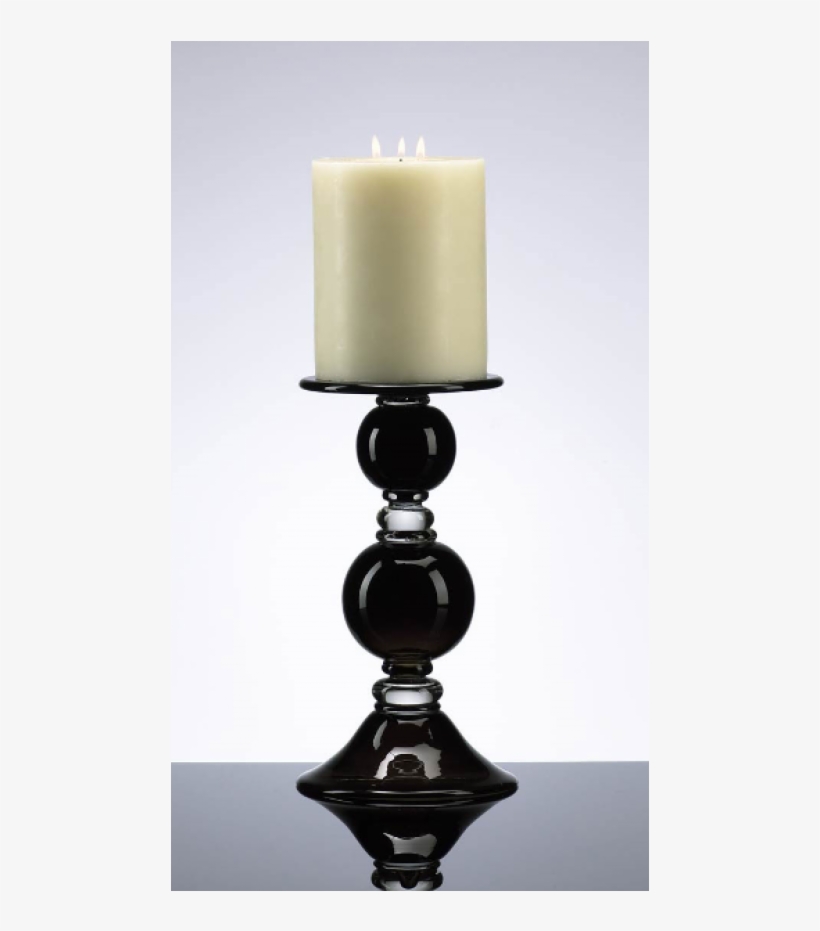 Black Finish Small Globe Candle Holder, transparent png download