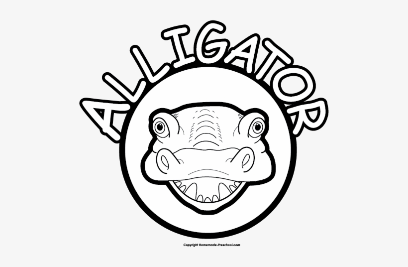 Alligator Black And White Alligator Clipart - Clip Art, transparent png download