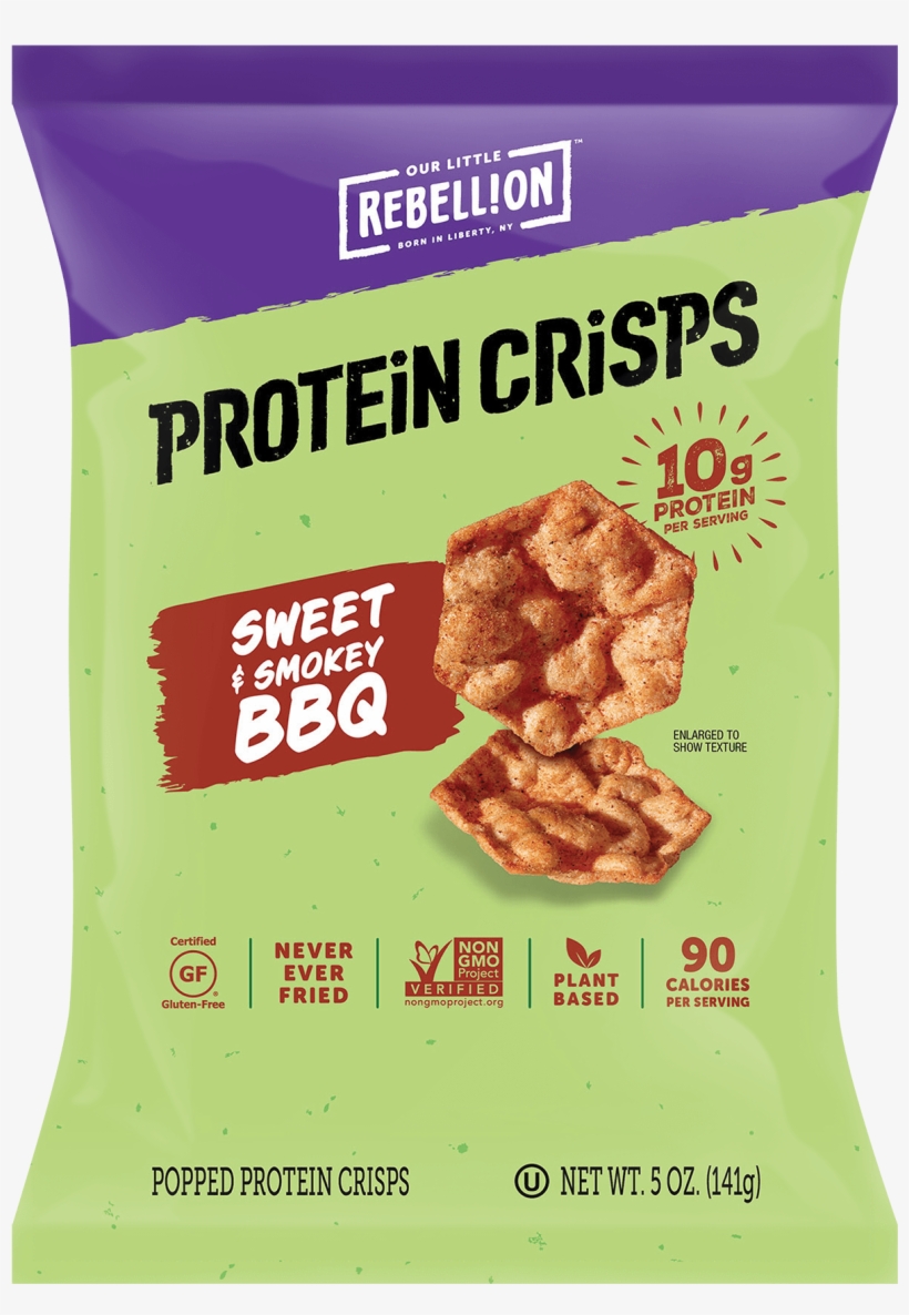 Sweet & Smokey Bbq - Our Little Rebellion Protein Crisps, transparent png download
