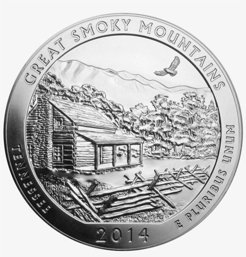 2014 Tennessee "smoky Mountains" America The Beautiful, transparent png download