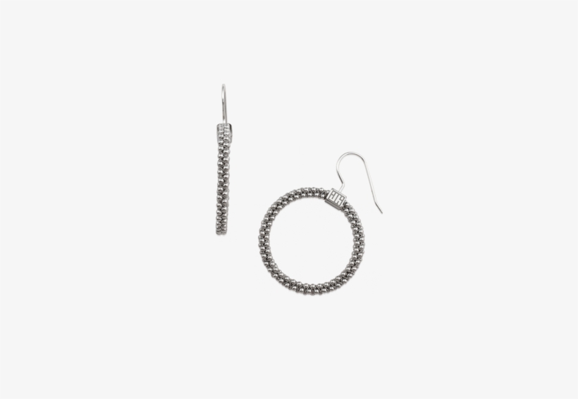 Halo Hoop Earrings Stainless Steel - Earrings, transparent png download