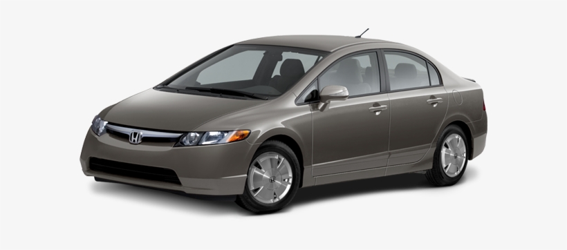 2008 Honda Civic Hybrid - 2008 Honda Civic Lx Grey, transparent png download