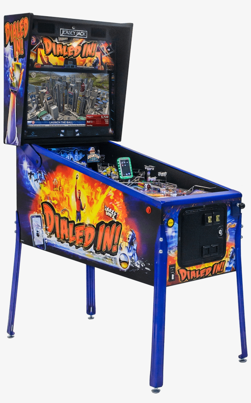 Dialed In Le - Dialed In Pinball Machine, transparent png download