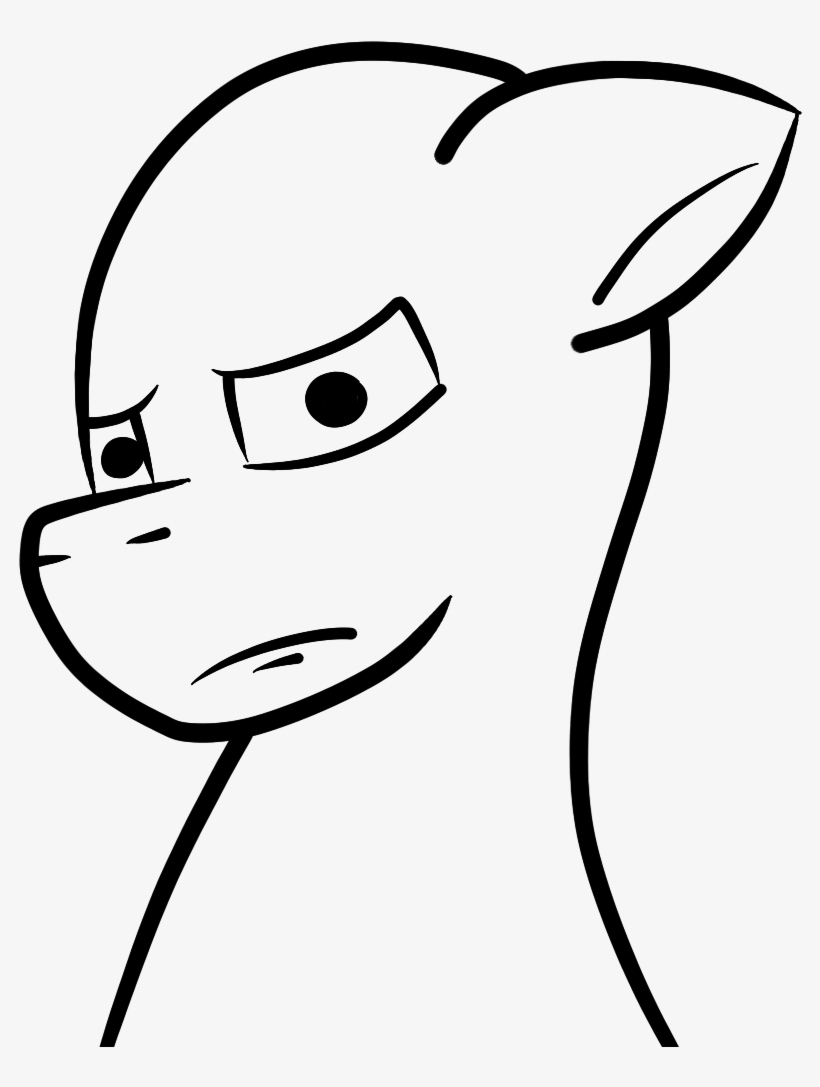 Kb, 1421x1271, Disappointed ) - Cartoon, transparent png download