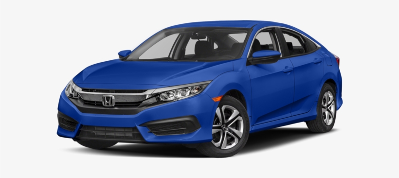 Blue 2017 Honda Civic - 2017 Honda Civic Lx Sedan, transparent png download