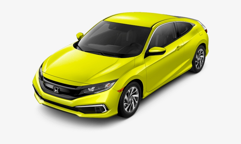 Civic Coupe Front - Honda Civic Coupe 2019, transparent png download