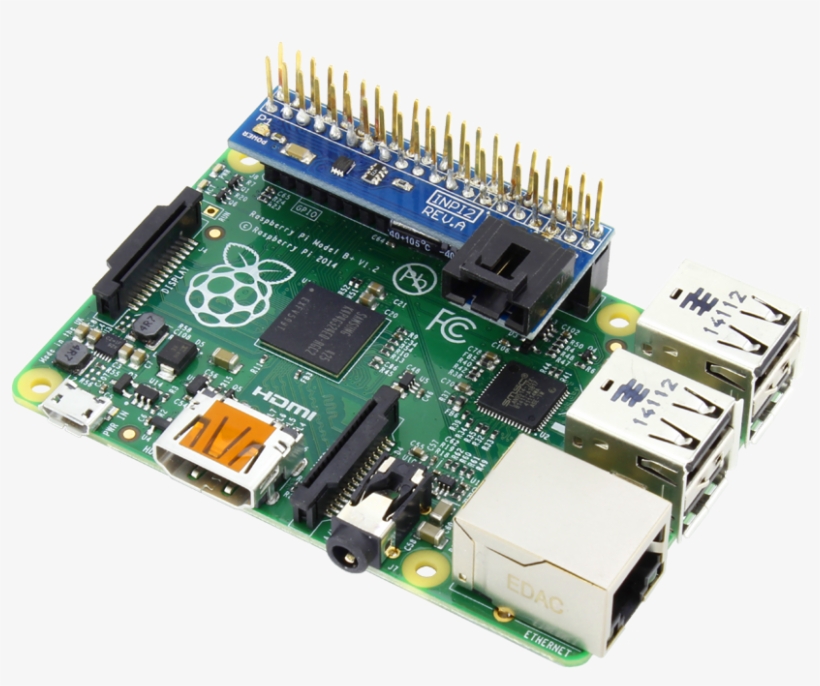 I2c Shield Raspberry Pi 2 And Pi - Raspberry Pi Raspberry Pi A+, transparent png download