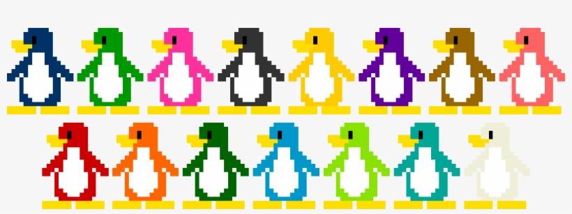 The Fair 2014 8bit Penguins - Honeybee, transparent png download