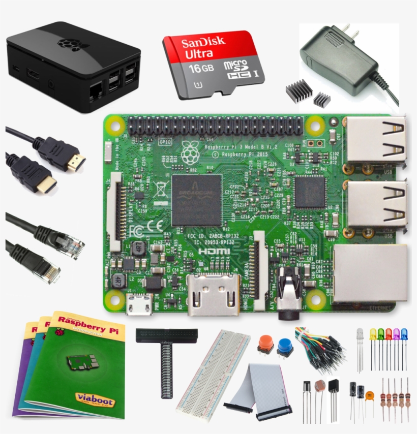 Raspberry Pi 3 Ultimate Kit - Raspberry P3, transparent png download