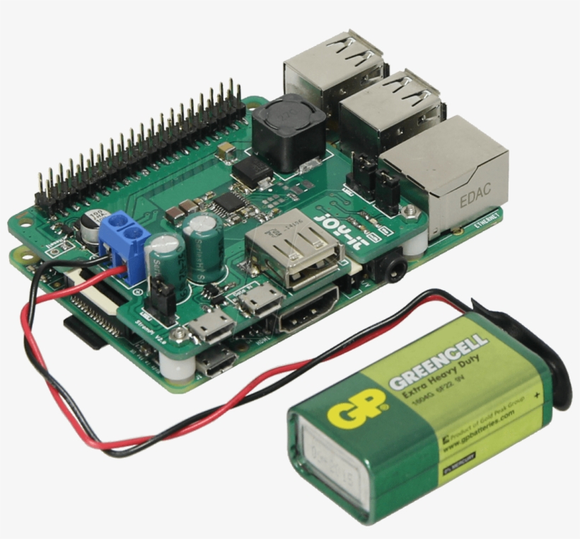 The Strompi 2 For Your Raspberry Pi Joy It Rb Strompi2 - Strompi Raspberry Pi 3, transparent png download