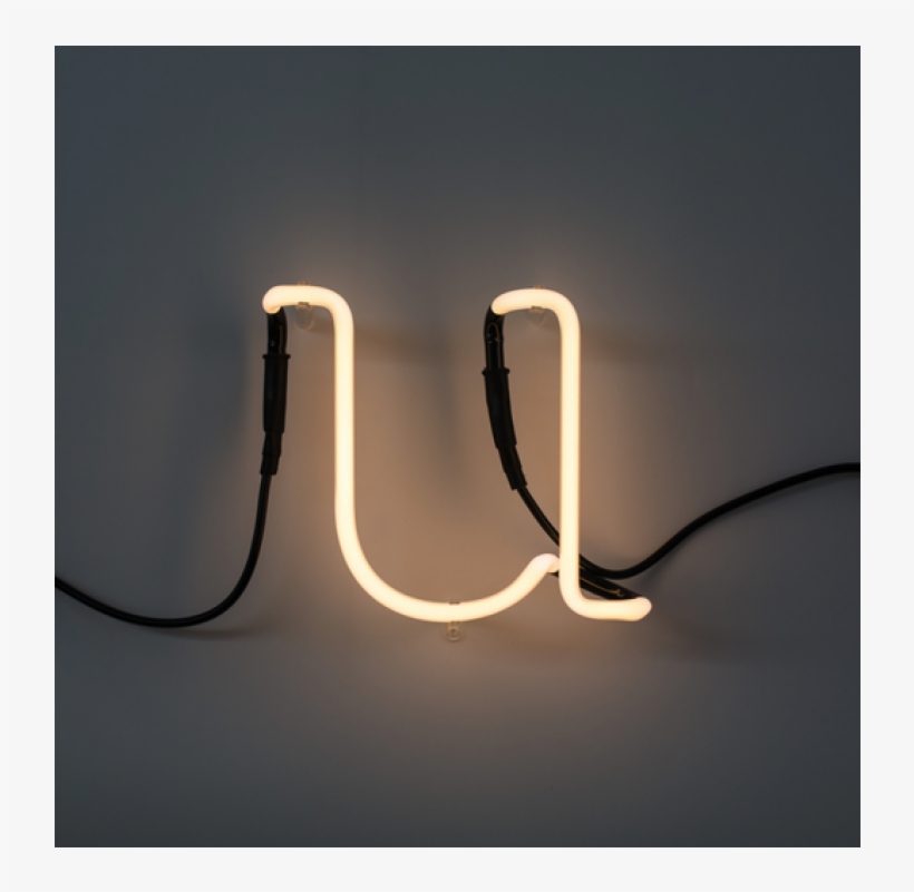 Seletti Neon Font Neon Lamp Shaped - Seletti Neon Art Letters And Numbers - (01422 V) -, transparent png download