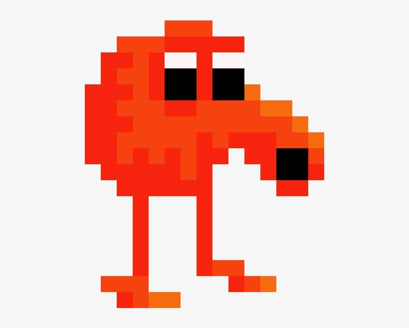 Visual Design Doesn't Need Detail To Be Effective - 8 Bit Q Bert, transparent png download