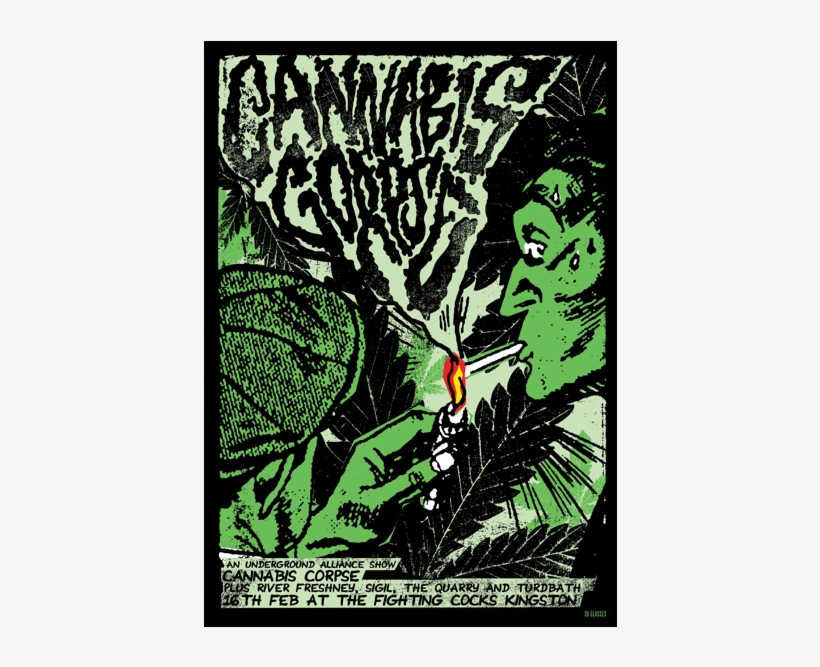 Cannabis Corpse / River Freshney / Sigil / The Quarry - Cannabis Corpse, transparent png download