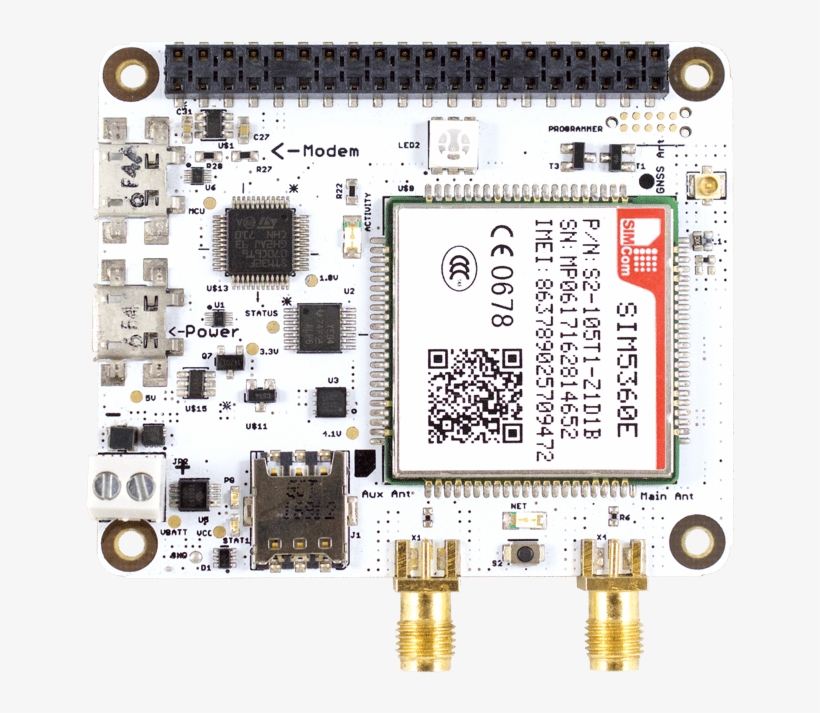 Iot Bit 3g Hat For The Raspberry Pi - Europe, transparent png download