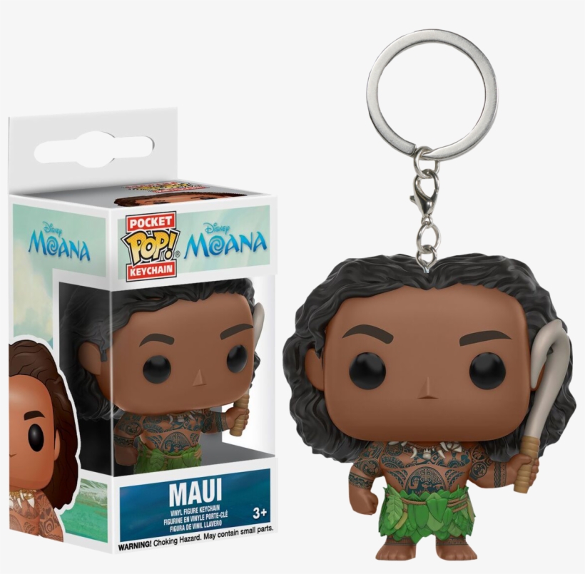 Maui Pocket Pop Vinyl Keychain, transparent png download