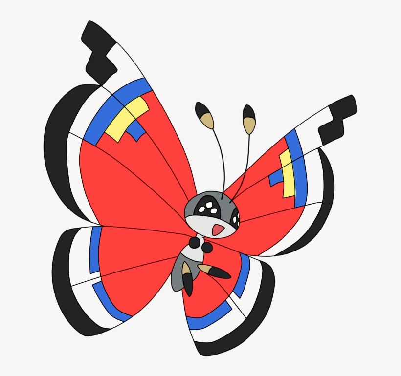 Shiny Vivillon Modern Pokédex, transparent png download