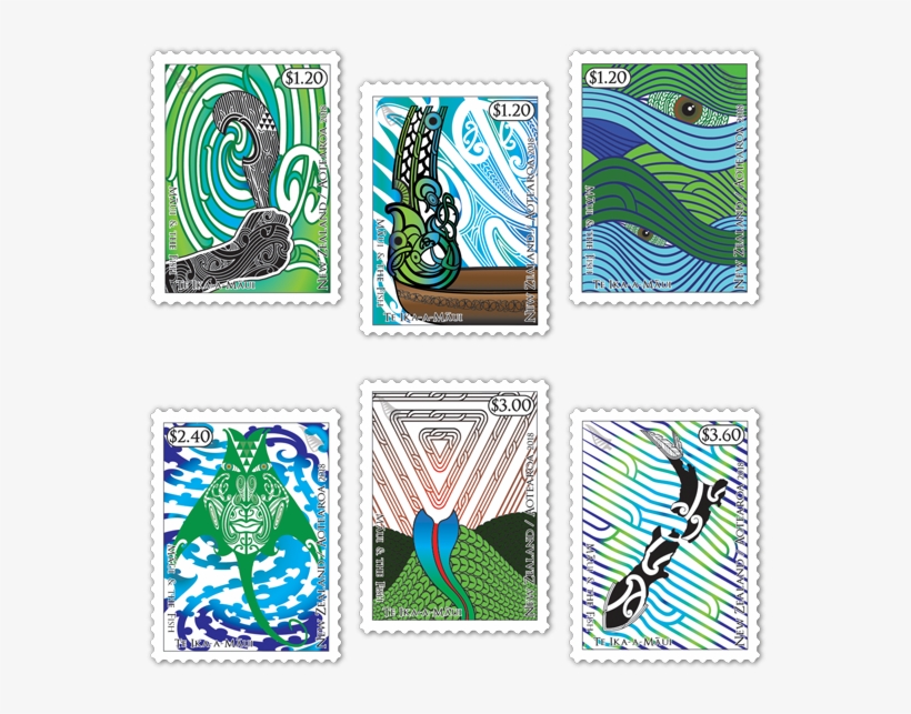Maui And The Fish - Christmas Stamps, transparent png download