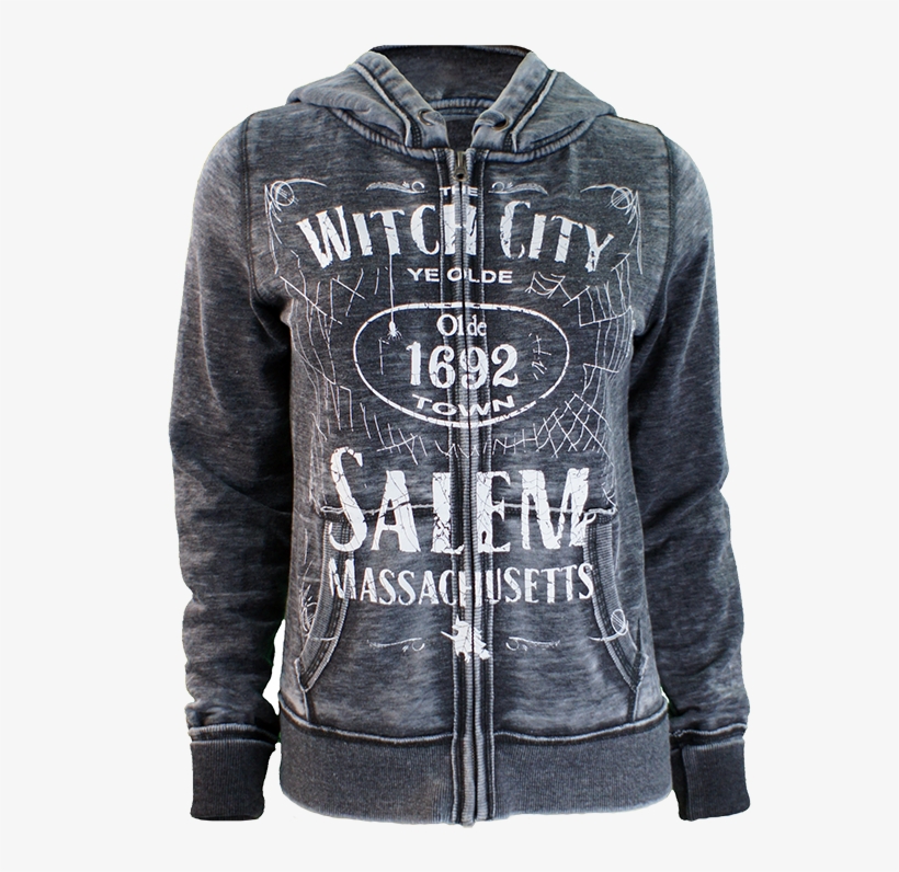 Witch City Burnout Zip Up, transparent png download