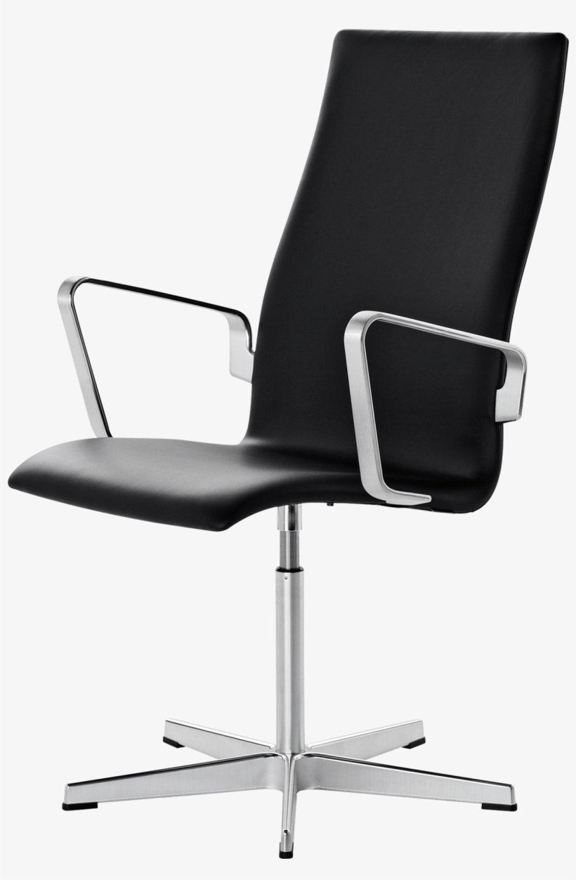 Oxfrod Classic Armchair Arne Jacobsen Black Soft Leather - Oxford Chair Arne Jacobsen, transparent png download