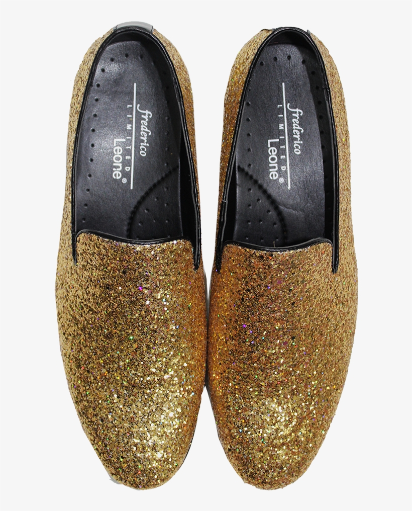 Picture Of Gold Sparkle Shoe - Michael's Formalwear & Bridal, transparent png download