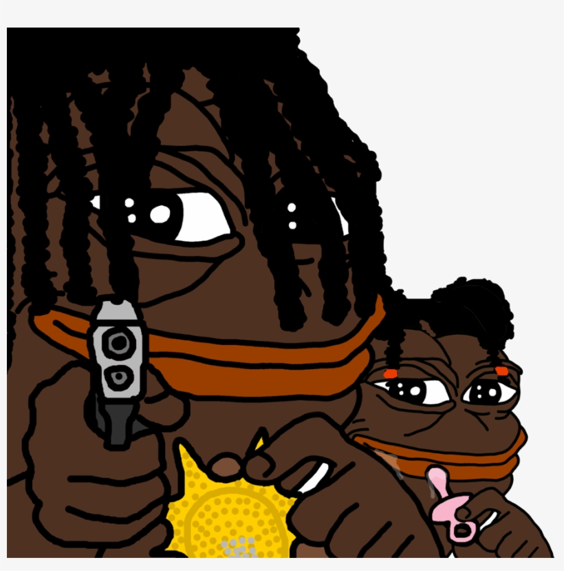 Yung Simmie From The Album Nostalgic - Black Lives Matter Pepe, transparent png download