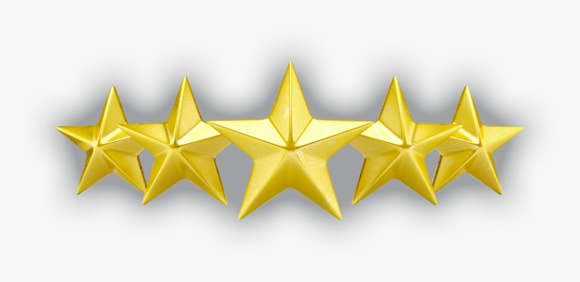 Download 5 Gold Stars Png - Transparent Background 5 Stars - HD ...