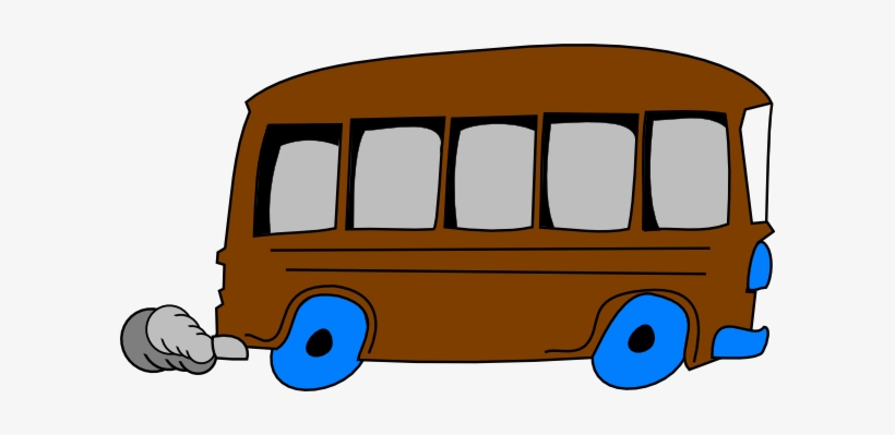 Brown School Bus Svg Clip Arts 600 X 319 Px, transparent png download