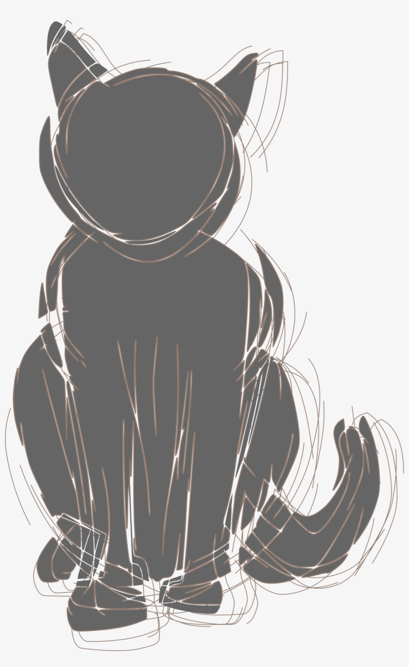 Big Image - Black Cat, transparent png download