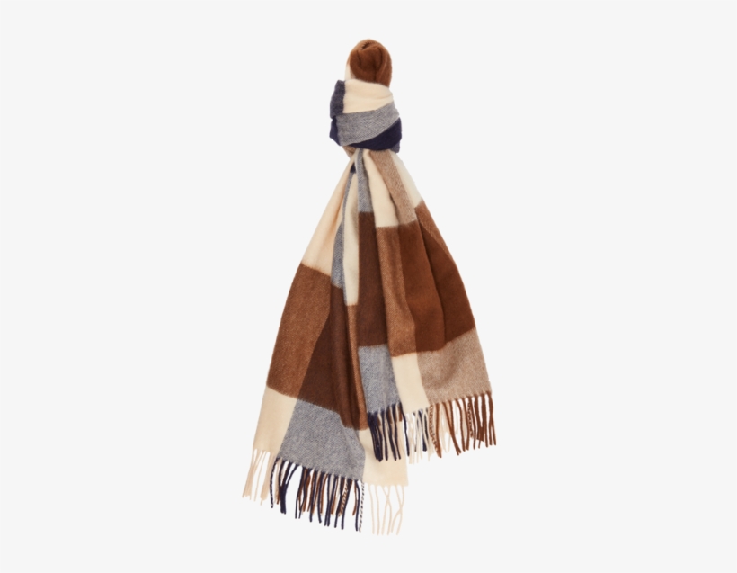 Kirkby Large Club Check Cashmere Scarf - Kirkby, transparent png download