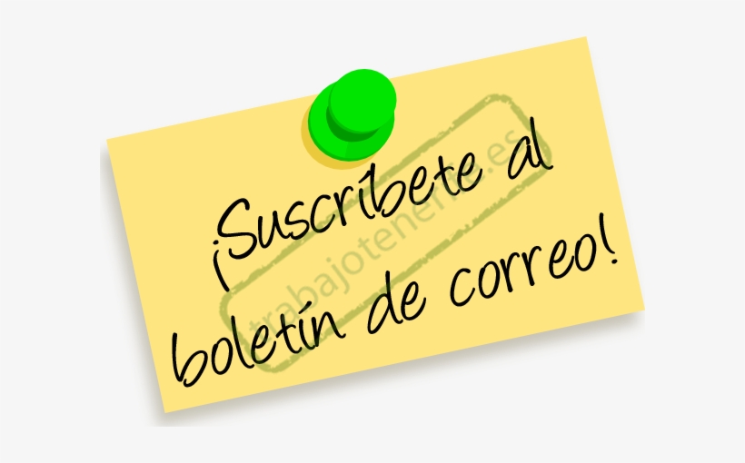 Suscripcion Al Boletin De Correo - Newsletter, transparent png download