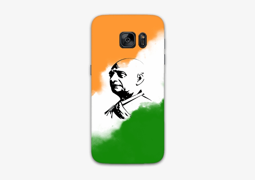 Sardar With Indian Tricolor Galaxy S7 Edge Mobile Back - Mobile Phone, transparent png download