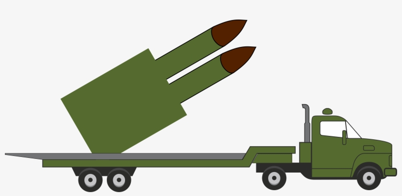 This Free Icons Png Design Of Missile Truck, transparent png download