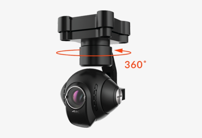 The Cgo3 Gimbal Camera Features A High Quality Glass - Yuneec Typhoon H Advanced Hexacopter Drone Yuntyhbeu, transparent png download