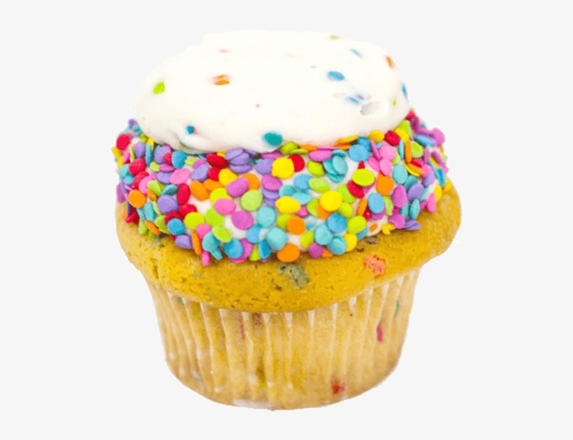 Funfetti Cupcake - Cupcake, transparent png download