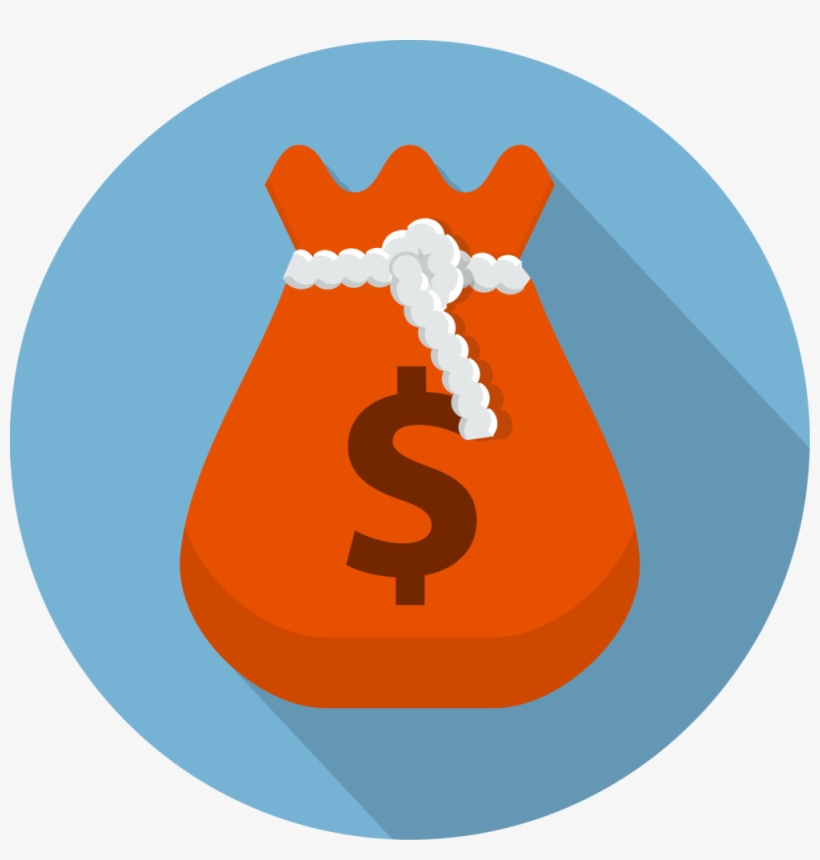 Moneybag - Money Bag, transparent png download