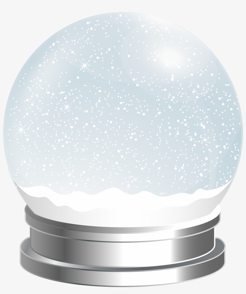 Empty Snow Globe Png Clip Art Image - Snow, transparent png download