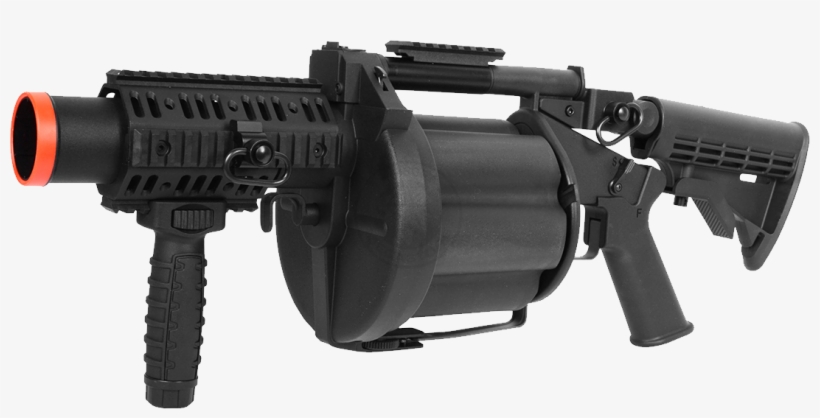 Air Soft Grenade Launcher Png Png Image - Grenade Launcher Airsoft Pistol, transparent png download