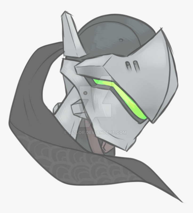 Clipart Free Library Png Image Clip Royalty Free - Genji Head Png, transparent png download