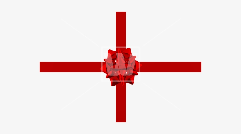 Red Bow Ribbon - Clip Art, transparent png download