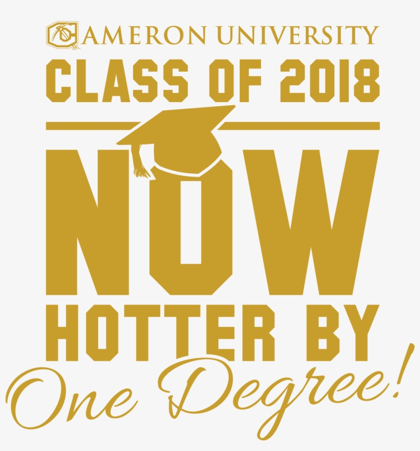 Cameron University Class Of 2018 Now Hotter By One - Declutter & Live The Clutter Free Life, transparent png download