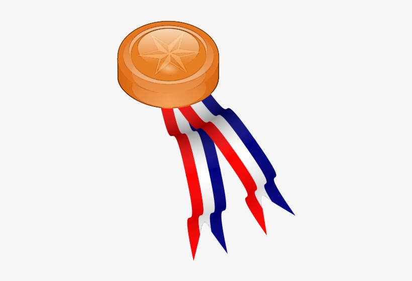 Free Awards Clipart - Red Blue And White Ribbon, transparent png download