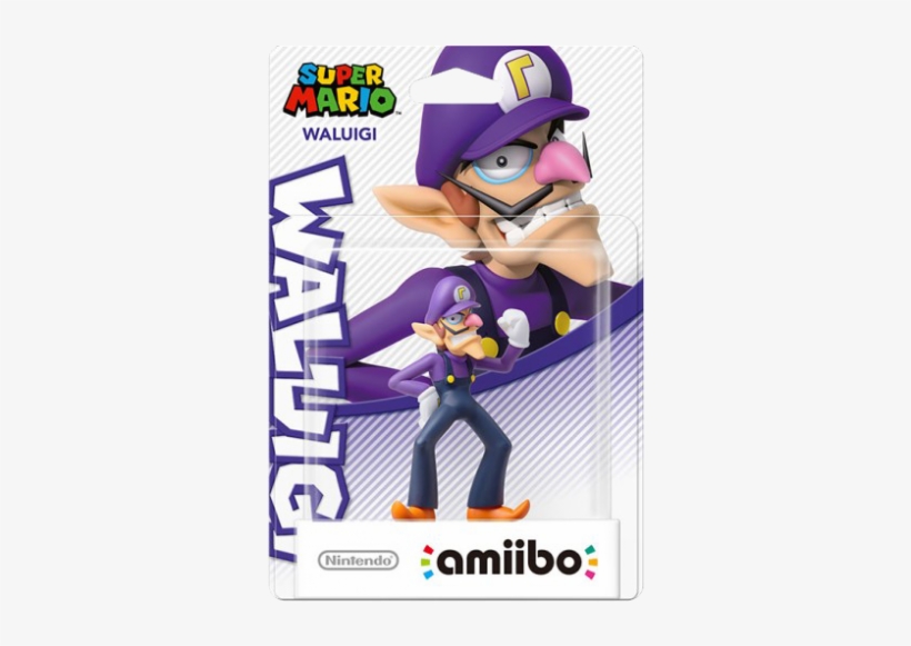 Super Mario Collection - Amiibo Super Mario - Waluigi, transparent png download
